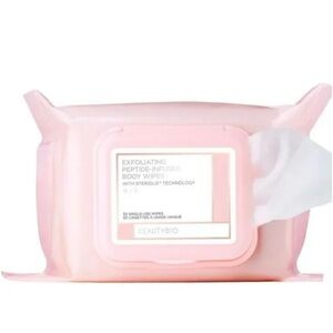 BeautyBio Exfoliating Body Wipes - Pink